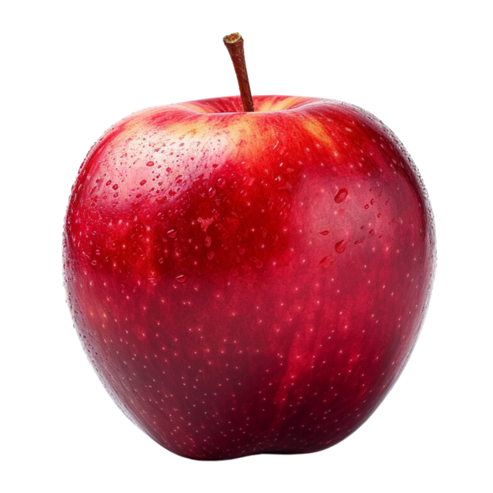 AI generated Red apple clip art png