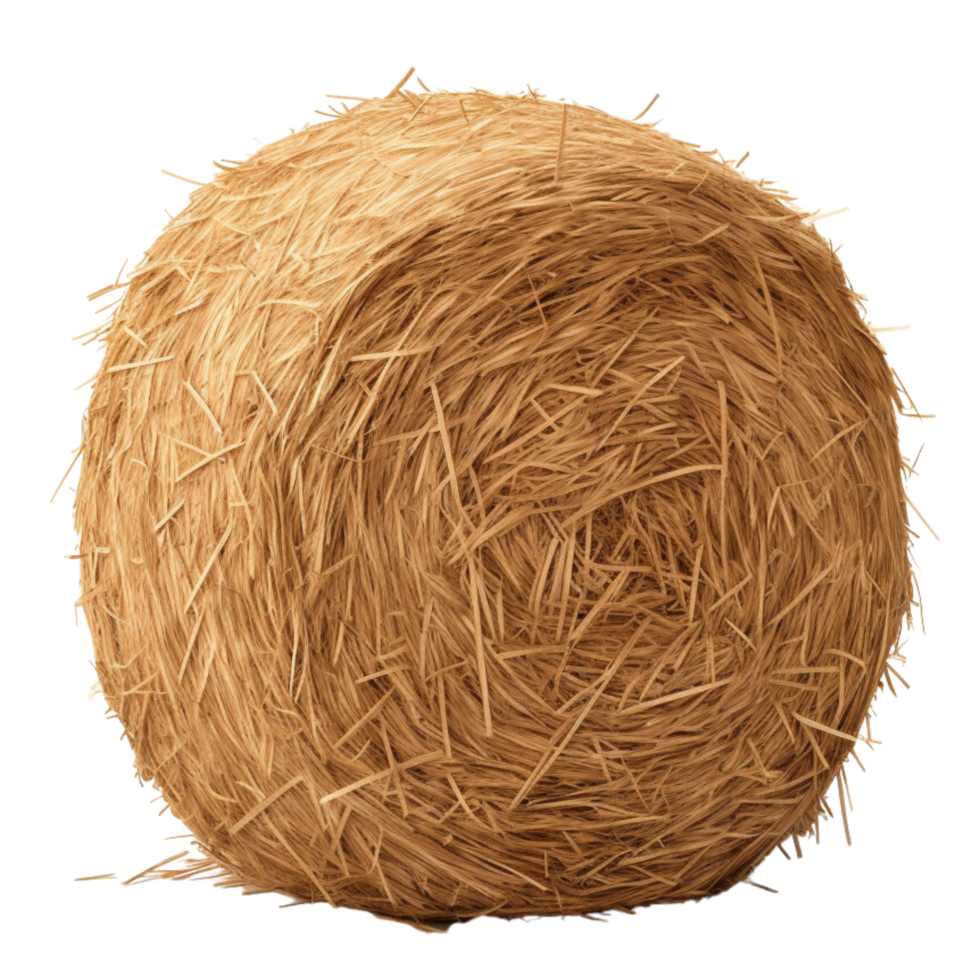 AI generated Straw bale clip art png