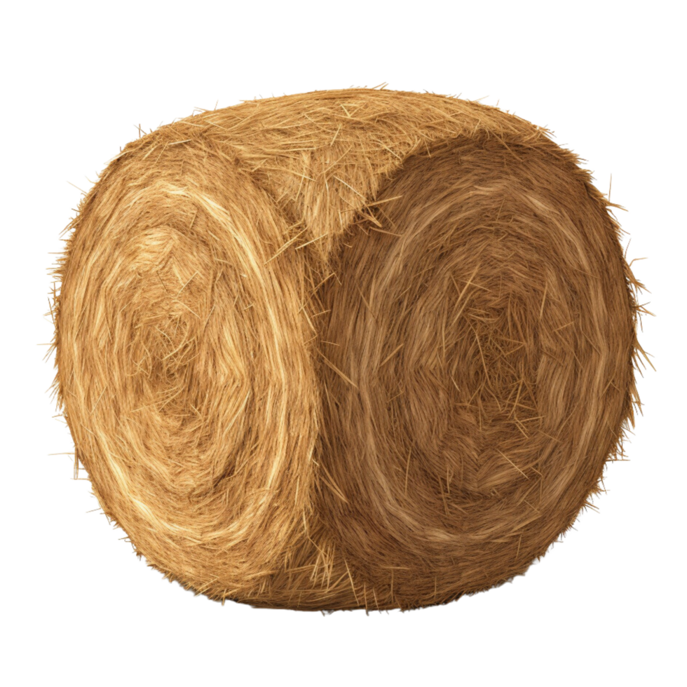 AI generated Straw bale clip art 34969459 PNG