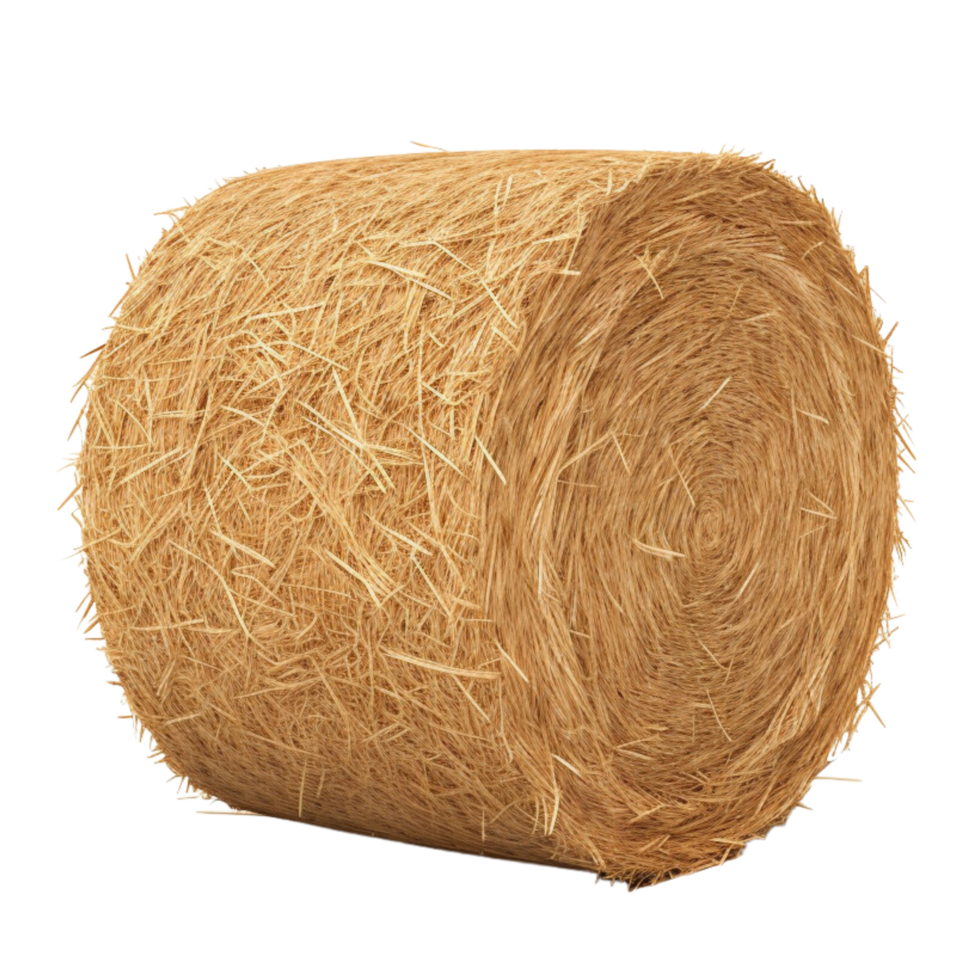 AI generated Straw bale clip art png