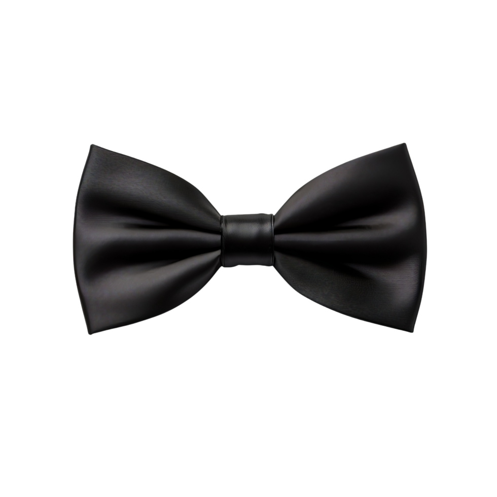 AI generated Black bow tie clip art 34969484 PNG