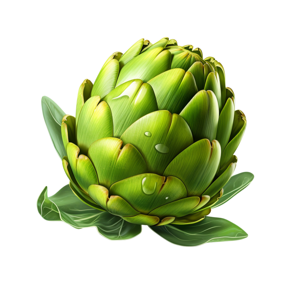AI generated Artichoke clip art png
