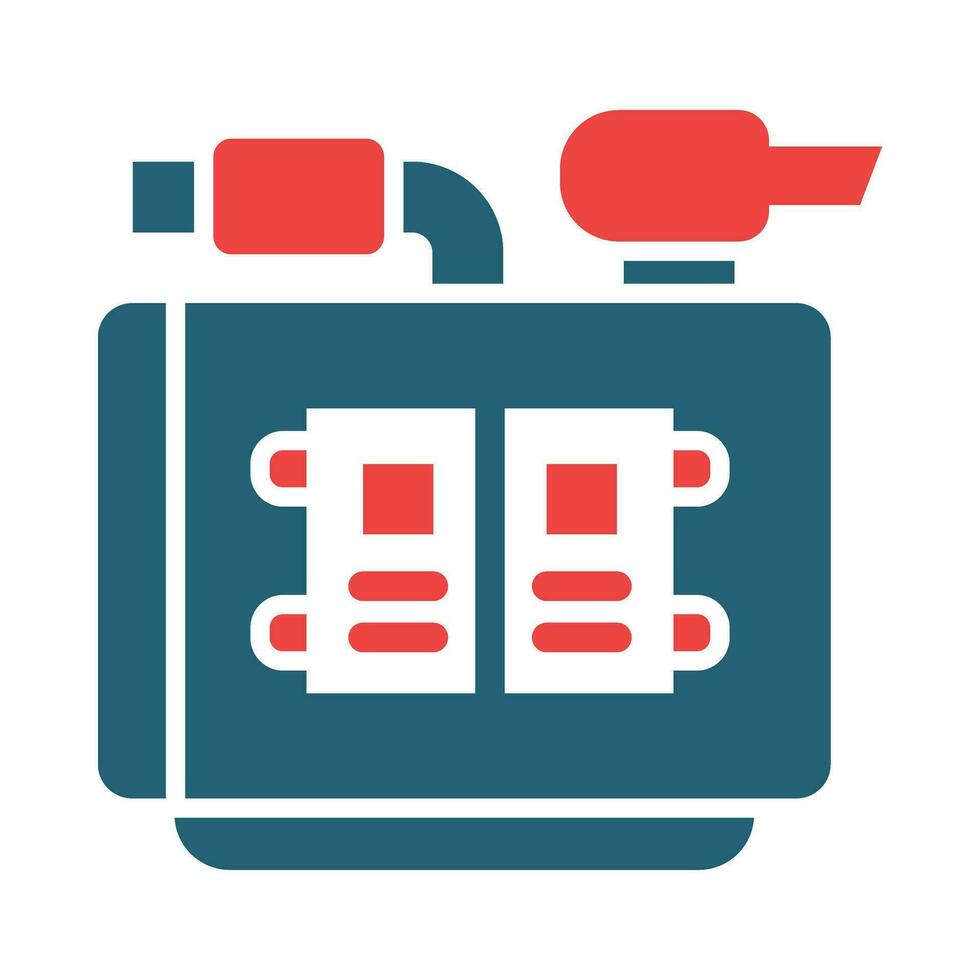 Generator Vector Glyph Two Color Icons For Personal And Commercial Use.