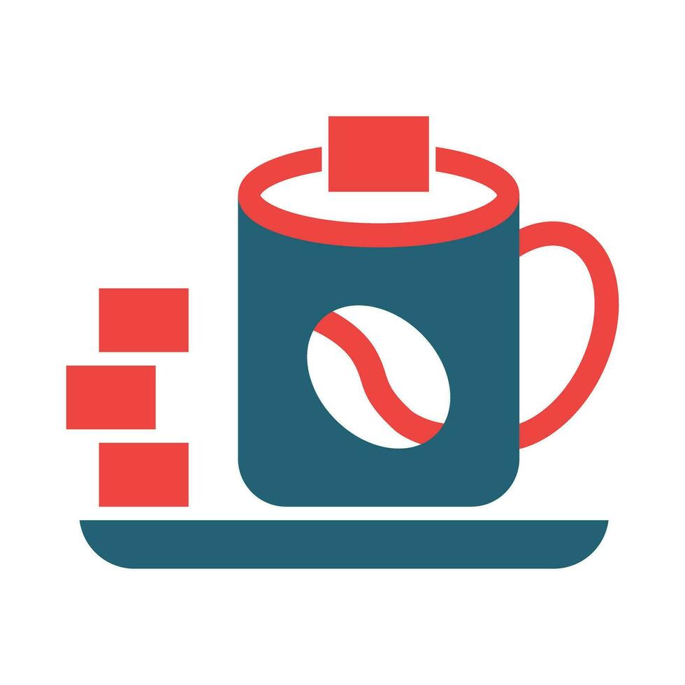 Sugar Vector Glyph Two Color Icons For Personal And Commercial Use.