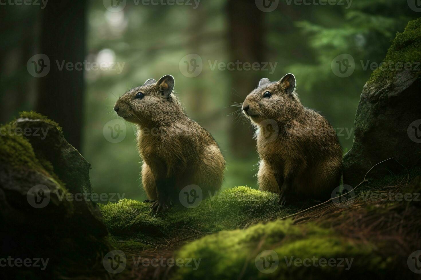 ai generado aprendizaje rápido graduado Guinea cerdo mamífero. generar ai foto