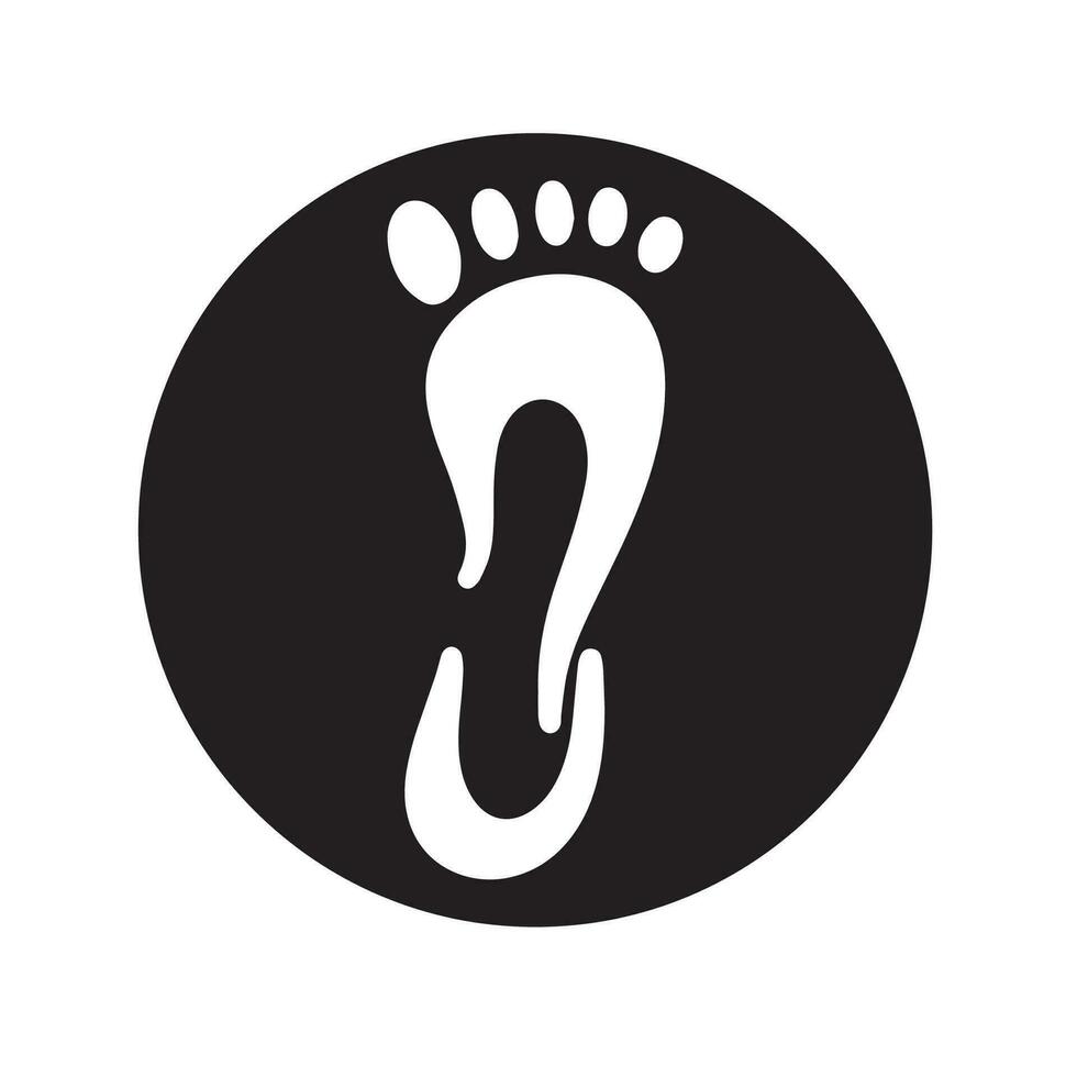 Foot and care icon logo template  Foot and ankle healthcare vector