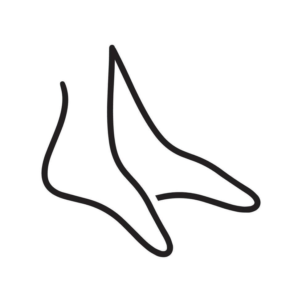 Foot and care icon logo template  Foot and ankle healthcare vector
