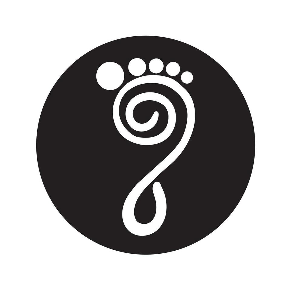 Foot and care icon logo template  Foot and ankle healthcare vector