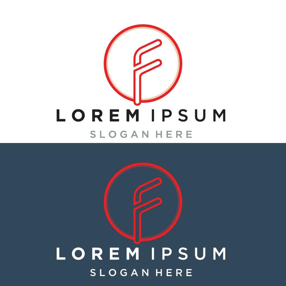 F Letter vector icon logo