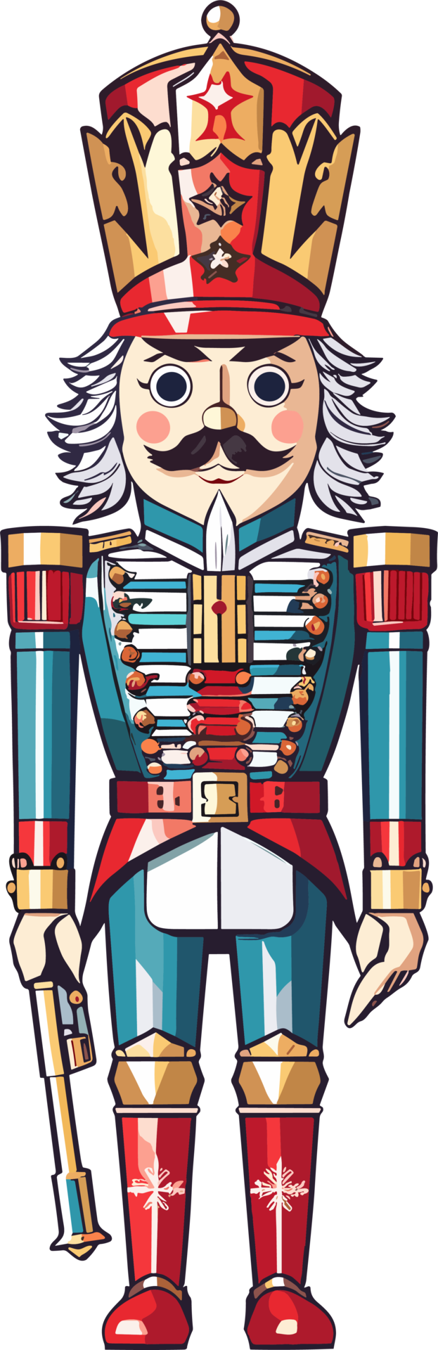 AI generated Christmas nutcracker doll 34971347 PNG