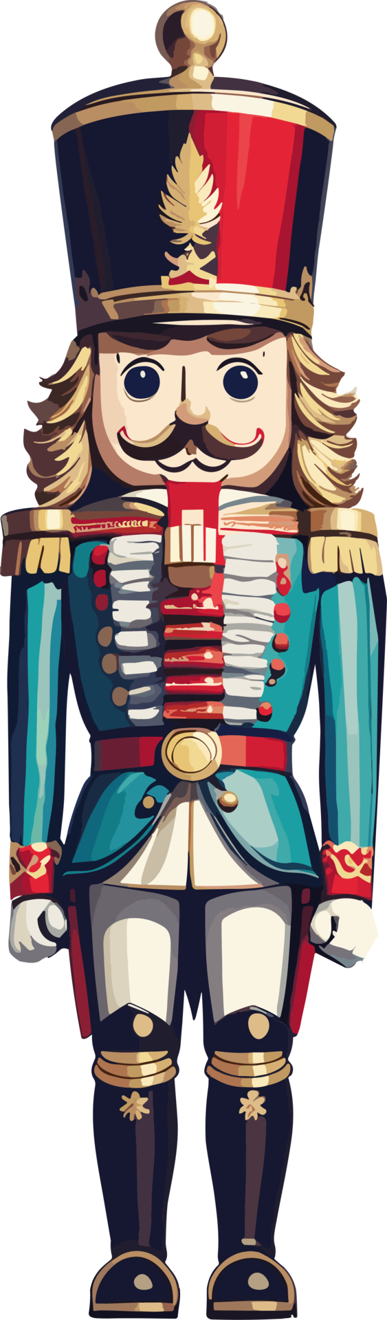 AI generated Christmas nutcracker doll 34971352 PNG