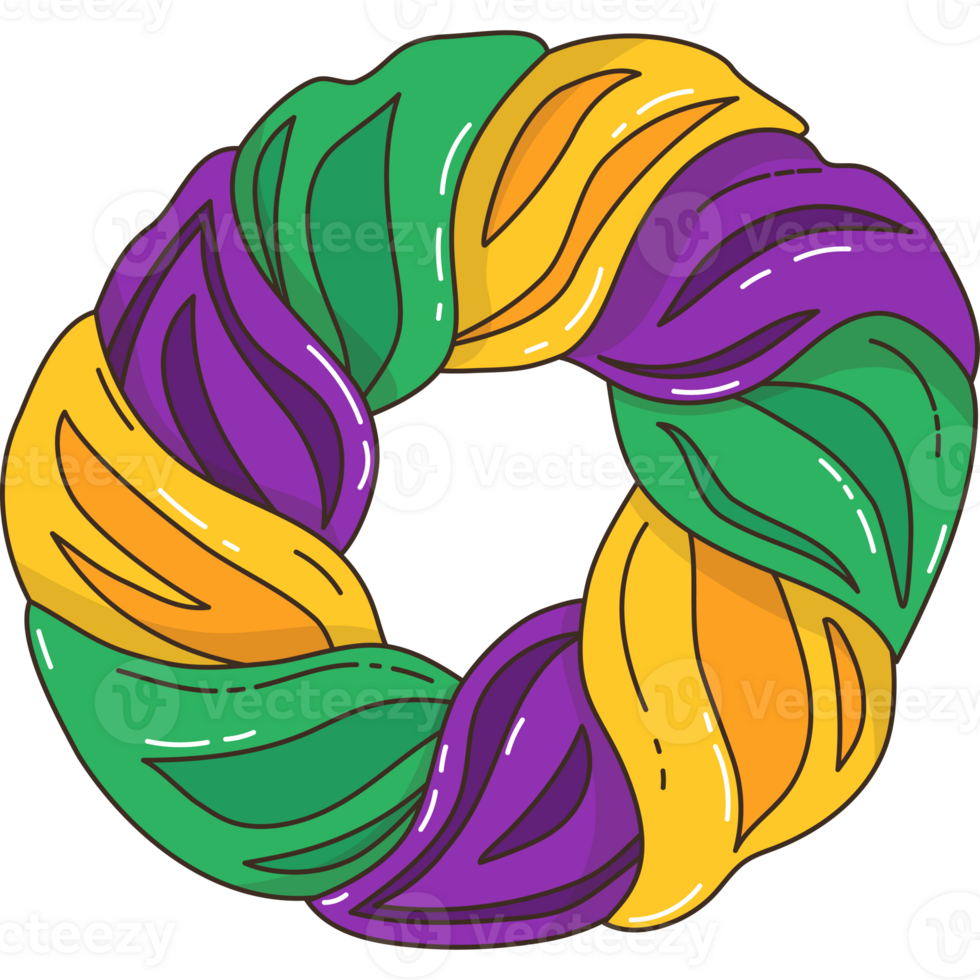 colorful king cake png