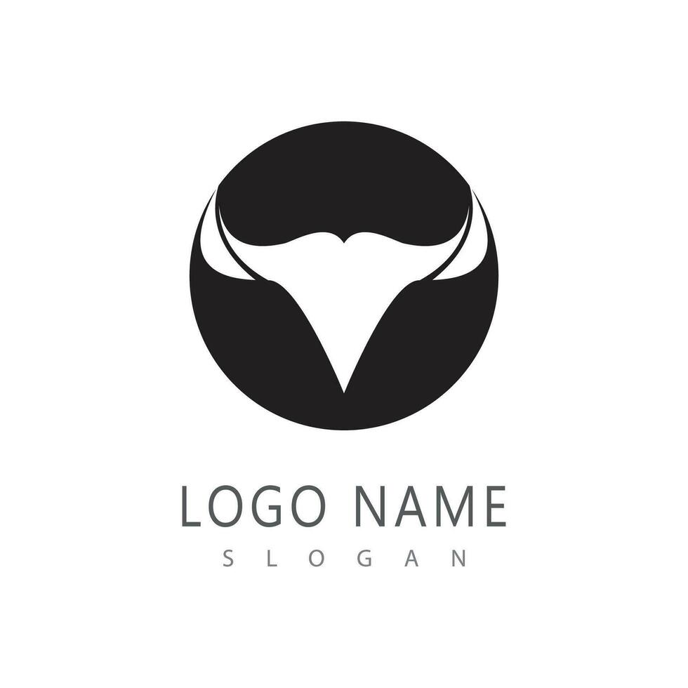 horn logo vector element and symbol design