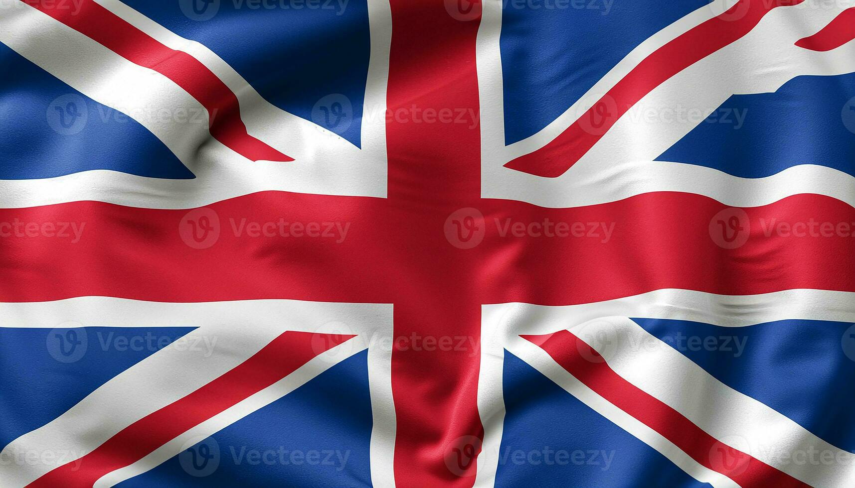 ai generado ondulación Londres bandera unido reino ai generativo foto