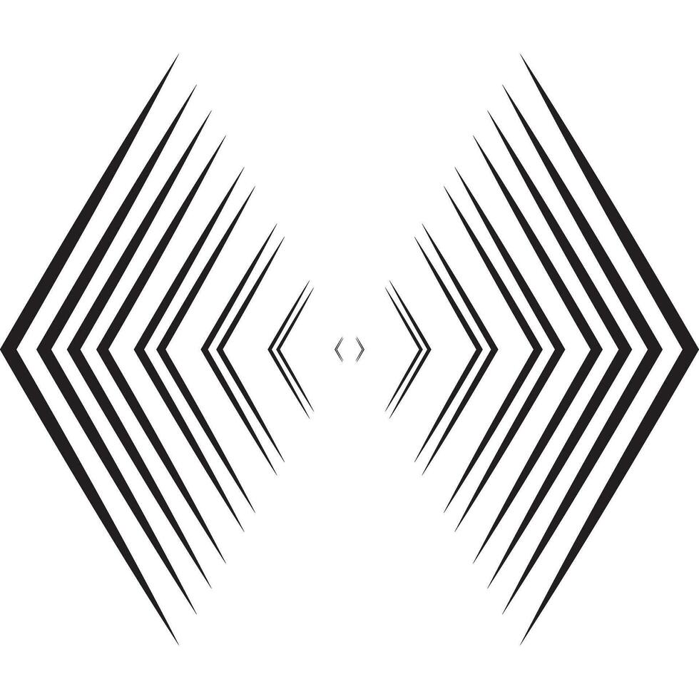 simple abstract vector black color geometric pattern art