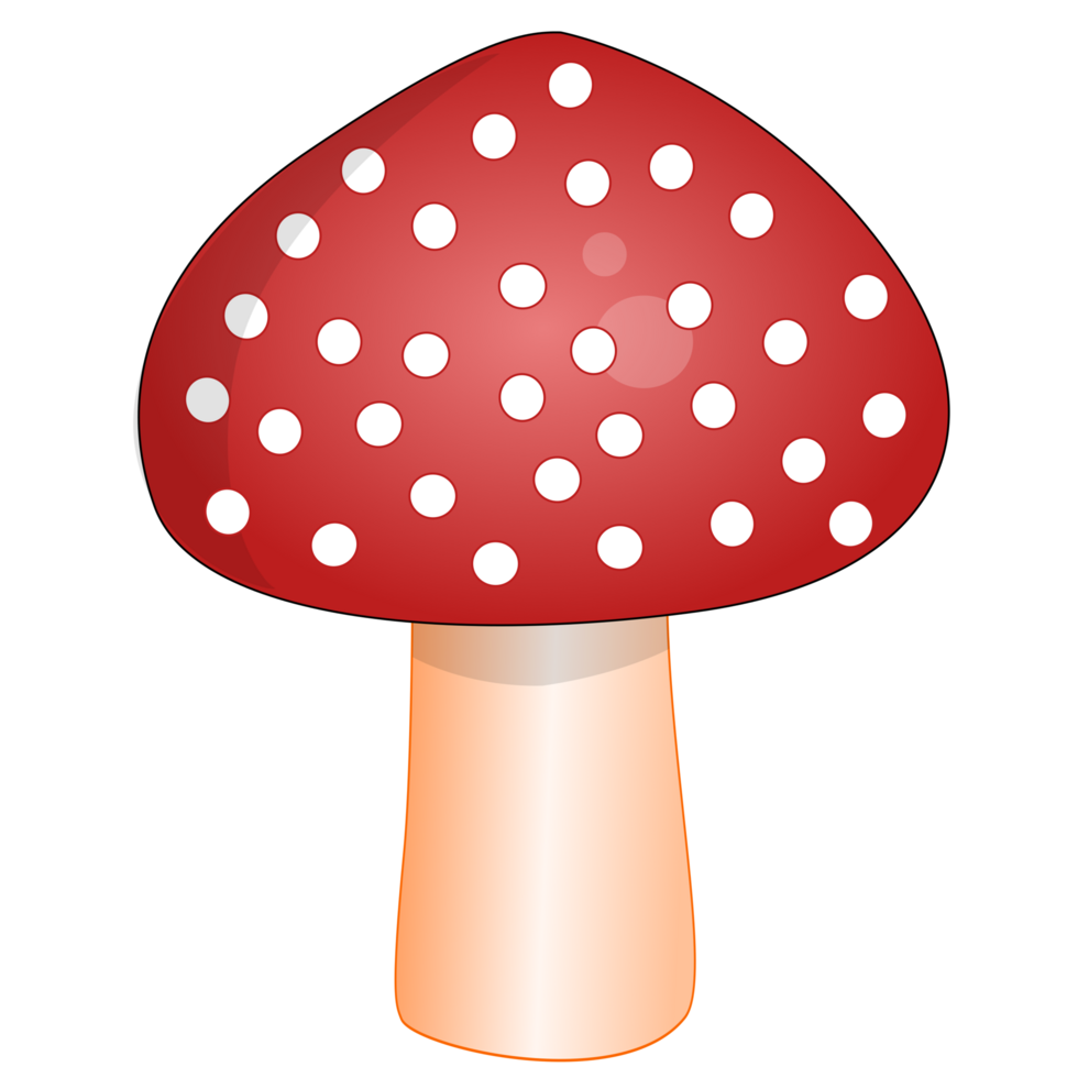 red mushroom agaric png