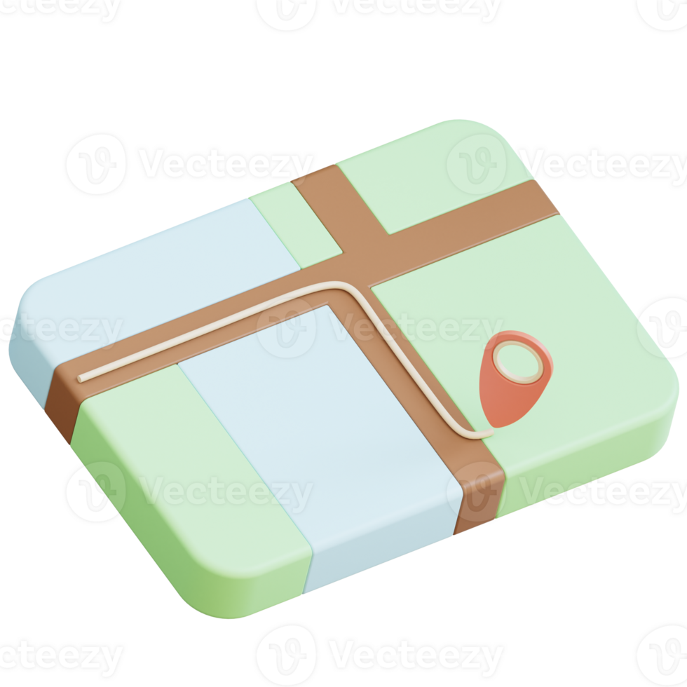 Maps 3D Icon png