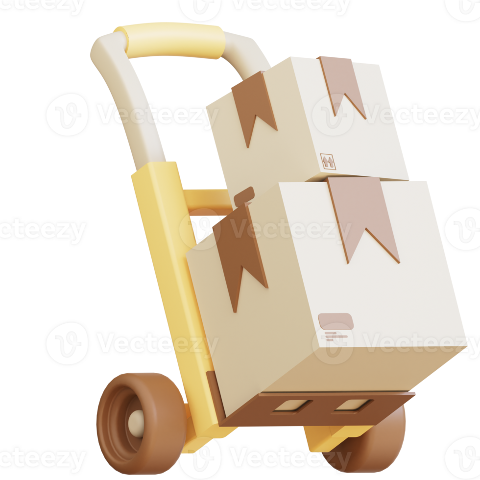 trolley pakket icoon png