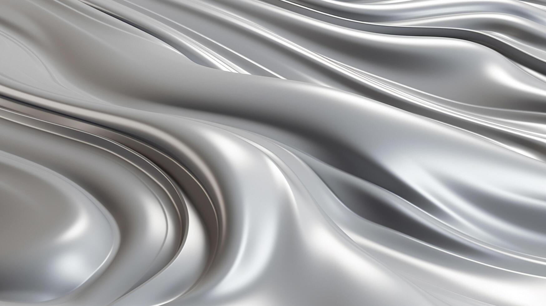 AI generated Liquid Metal texture background photo