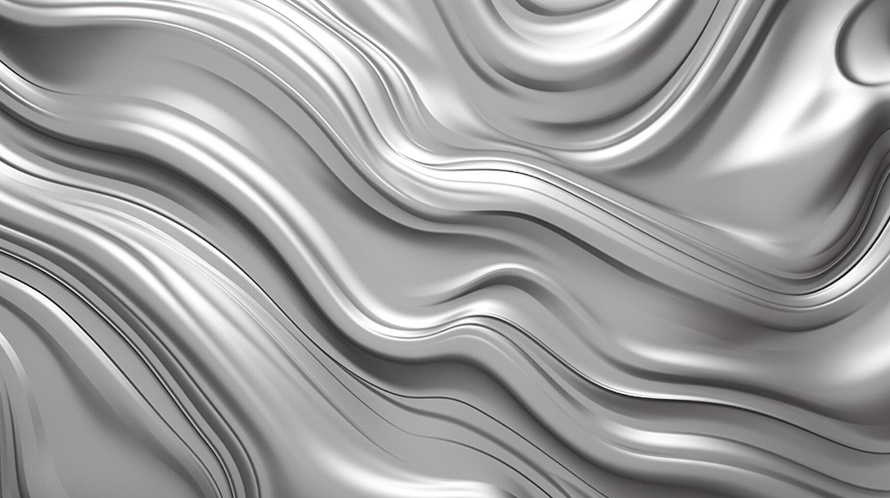 AI generated Liquid Metal texture background photo