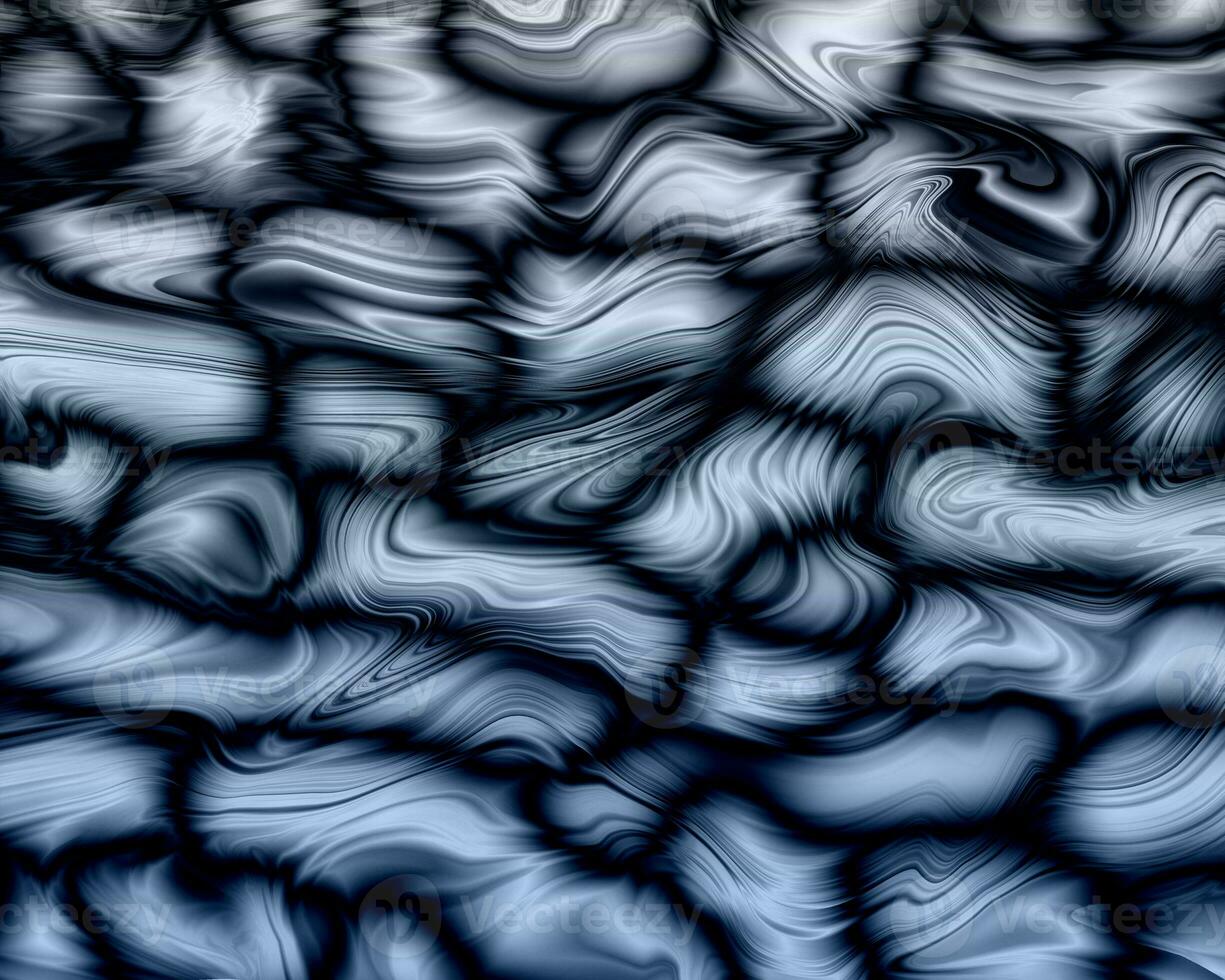 Abstract dark black water texture backdrop. Wavy fluid trendy modern background. photo