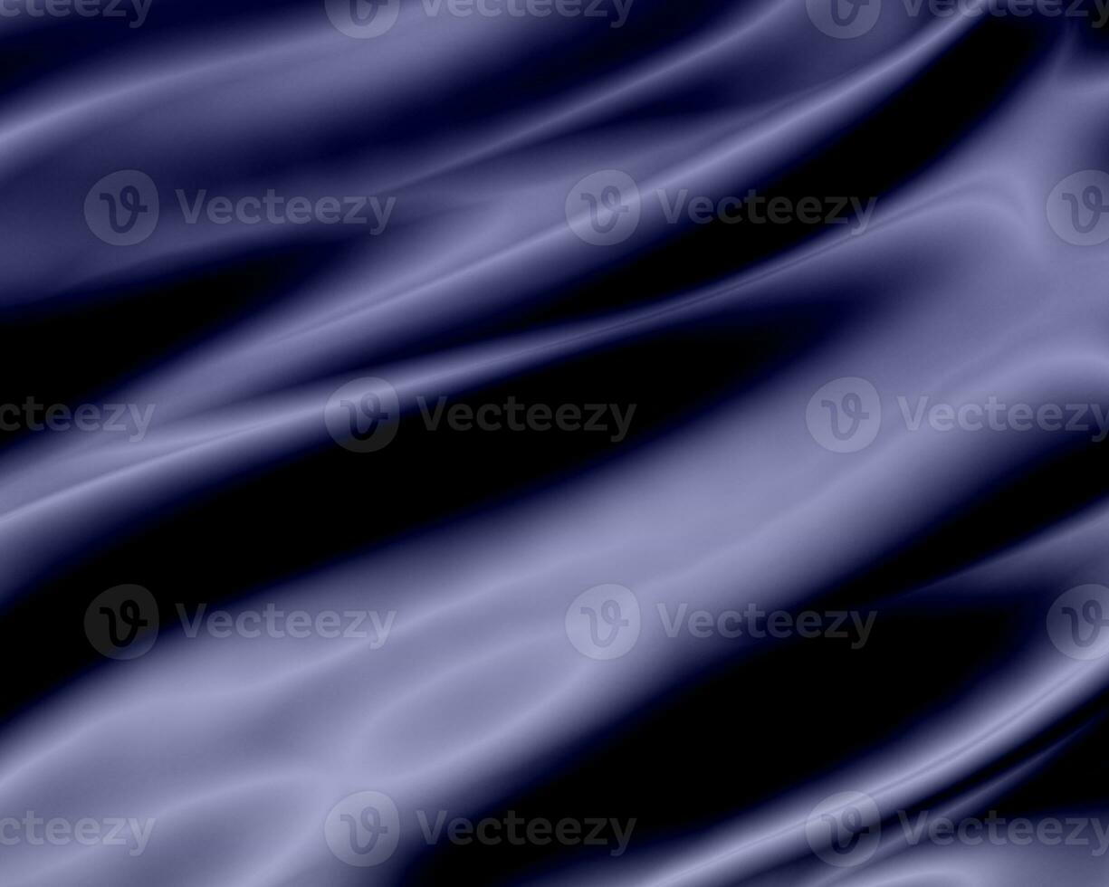 Abstract Satin curtain dark purple background with silk waves. Backdrop design photo