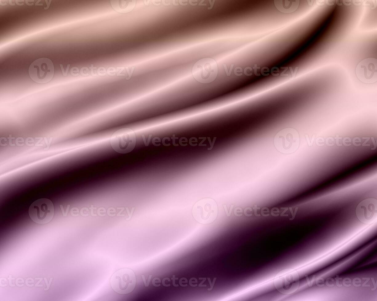 Satin curtain pink abstract background with silk waves. Backdrop design photo