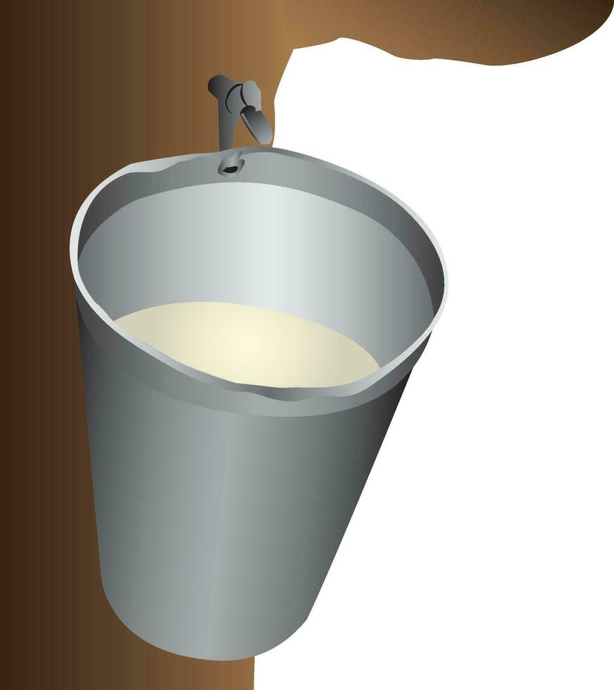 Maple Water Bucket vector