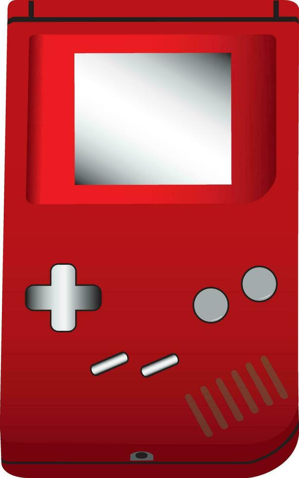 Handheld game illustration vector