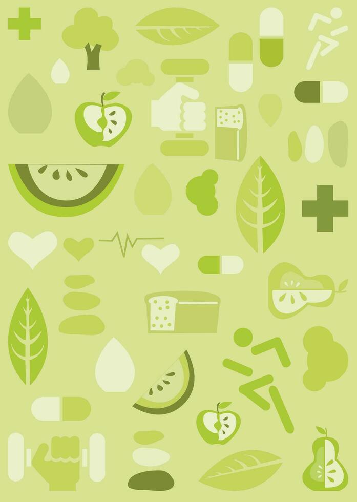 Health background, illustration vector