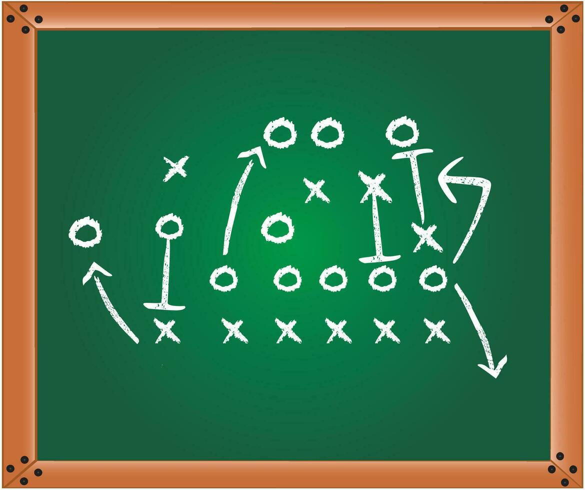 Game plan, illustration vector
