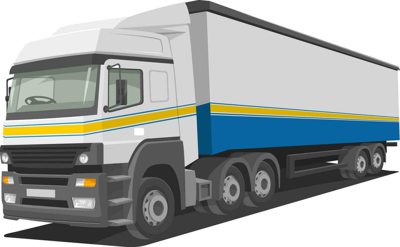 Vector of delivery truck.