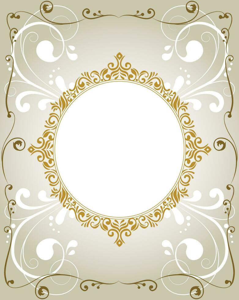 diseño de marco de plantilla para tarjeta de felicitación o invitación vector