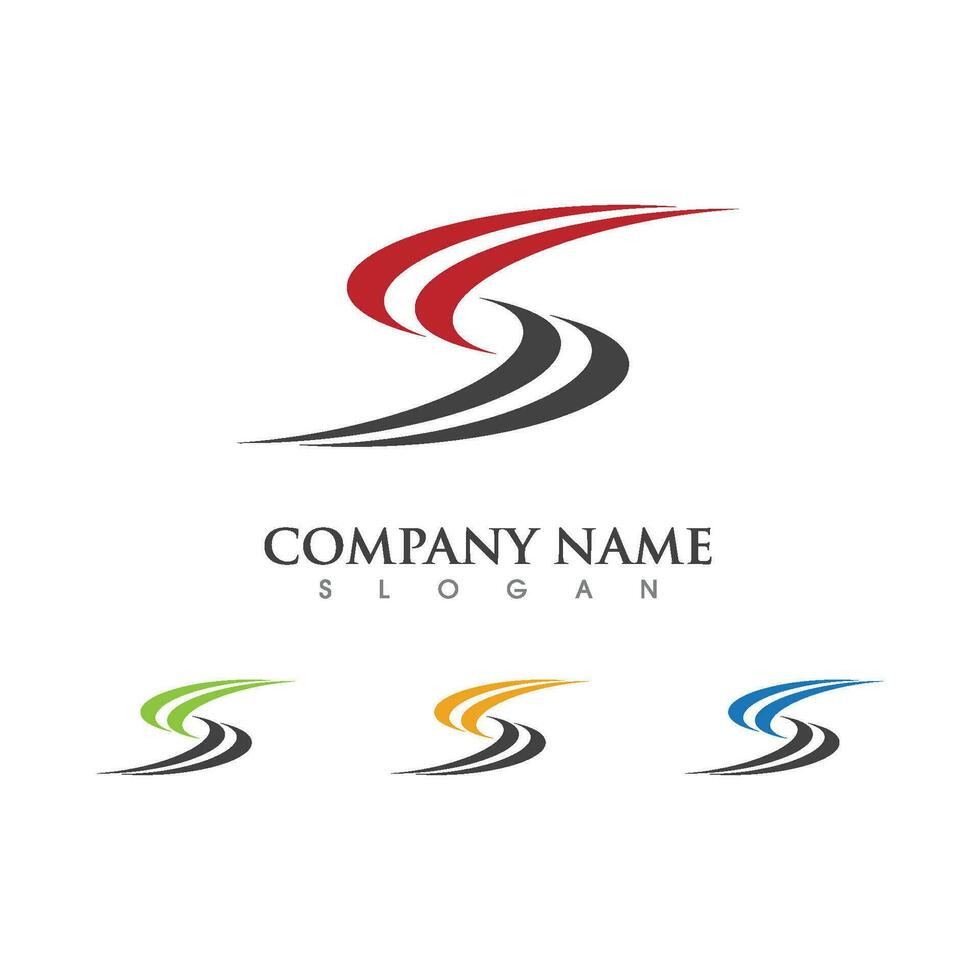 logotipo de la letra s corporativa empresarial vector