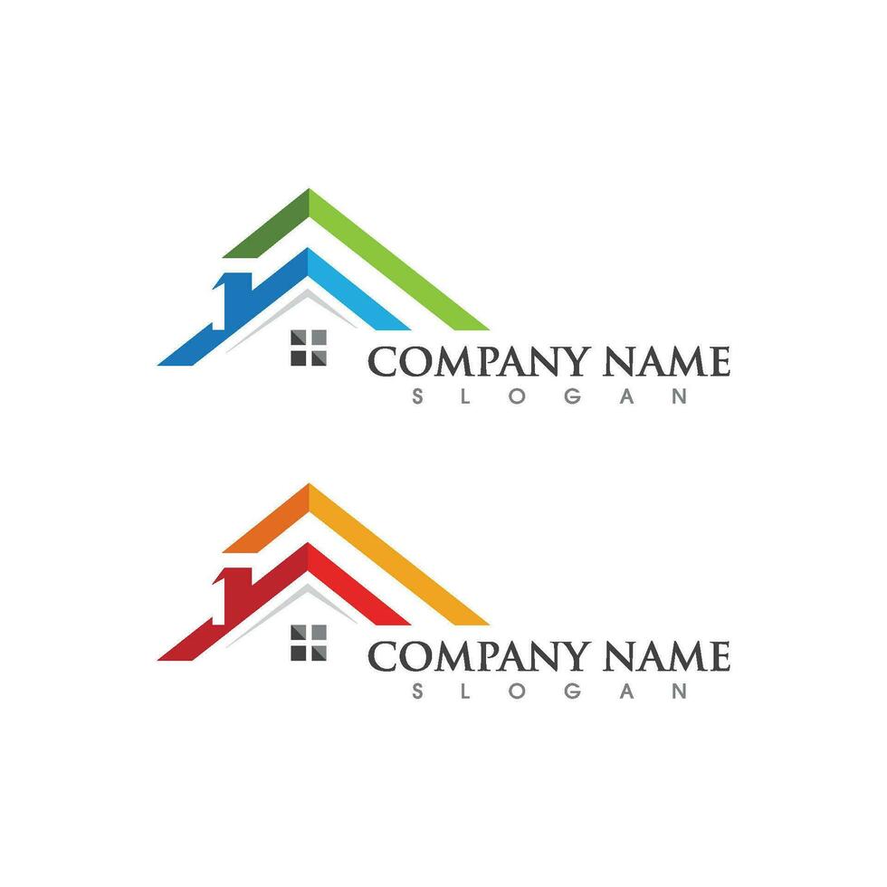 Property and Construction Logo design vector