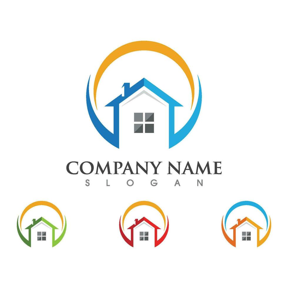 Property and Construction Logo design vector