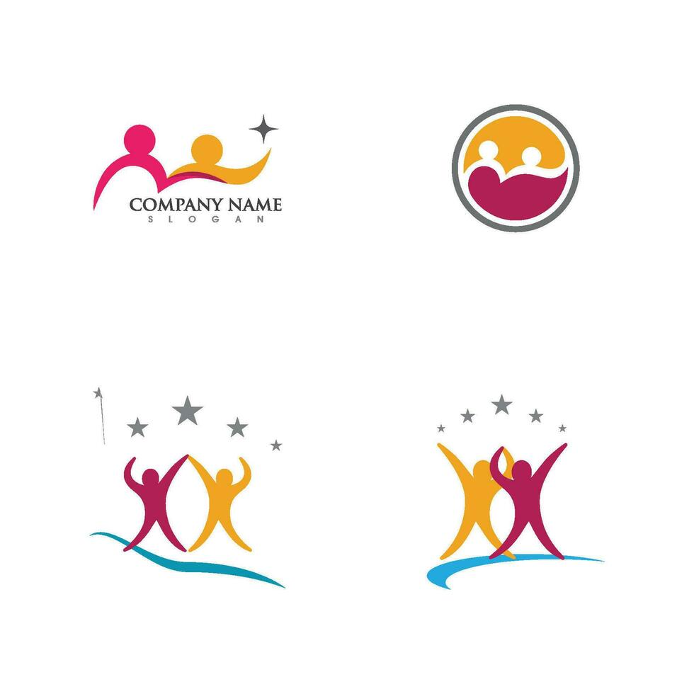 Community, network and social icon vector