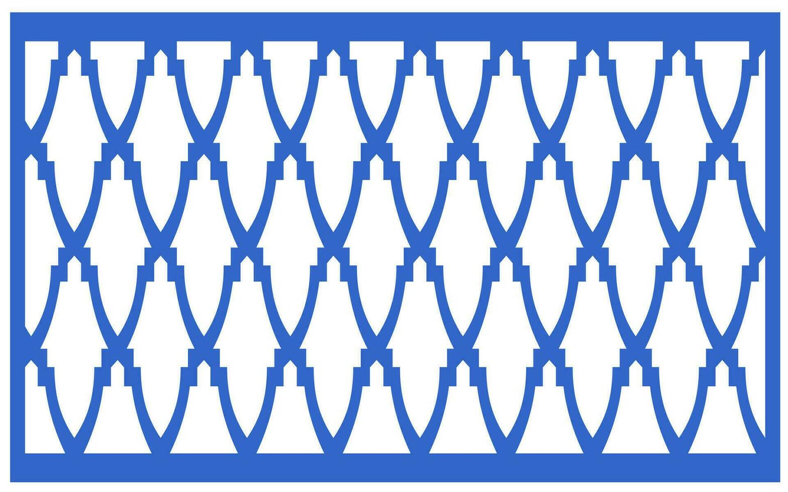 Decorative floral patterns, geometric template for cnc laser cutting vector