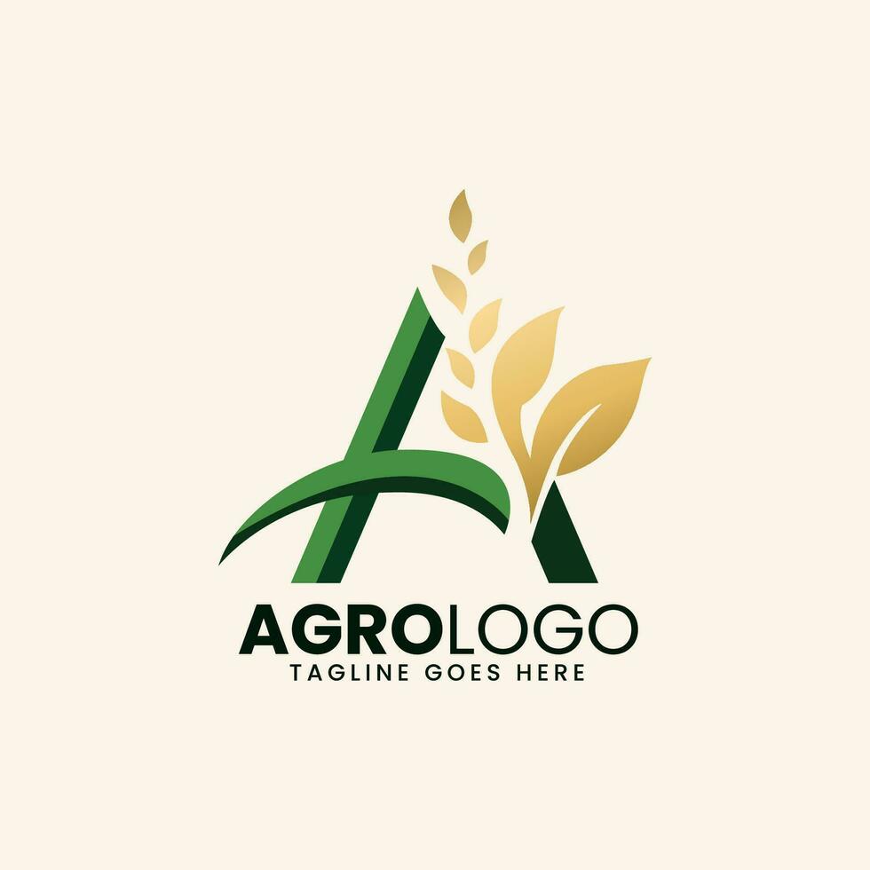Agriculture farm Logo design template, Agro Logo vector