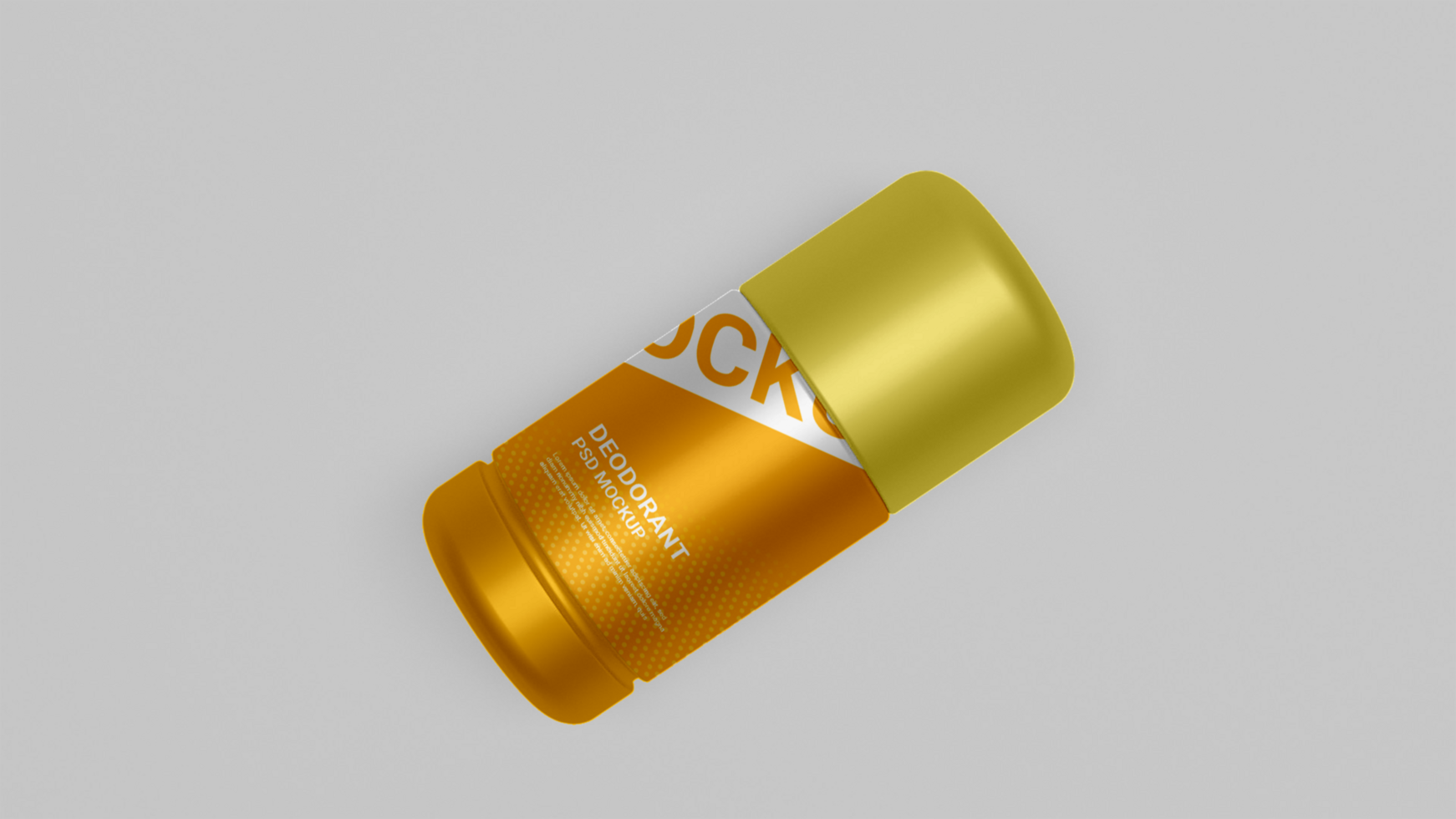 Deodorant bottle mockup free psd