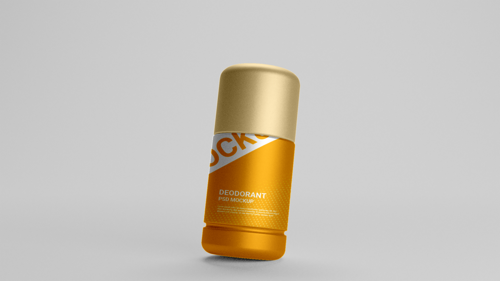 Deodorant bottle mockup free psd