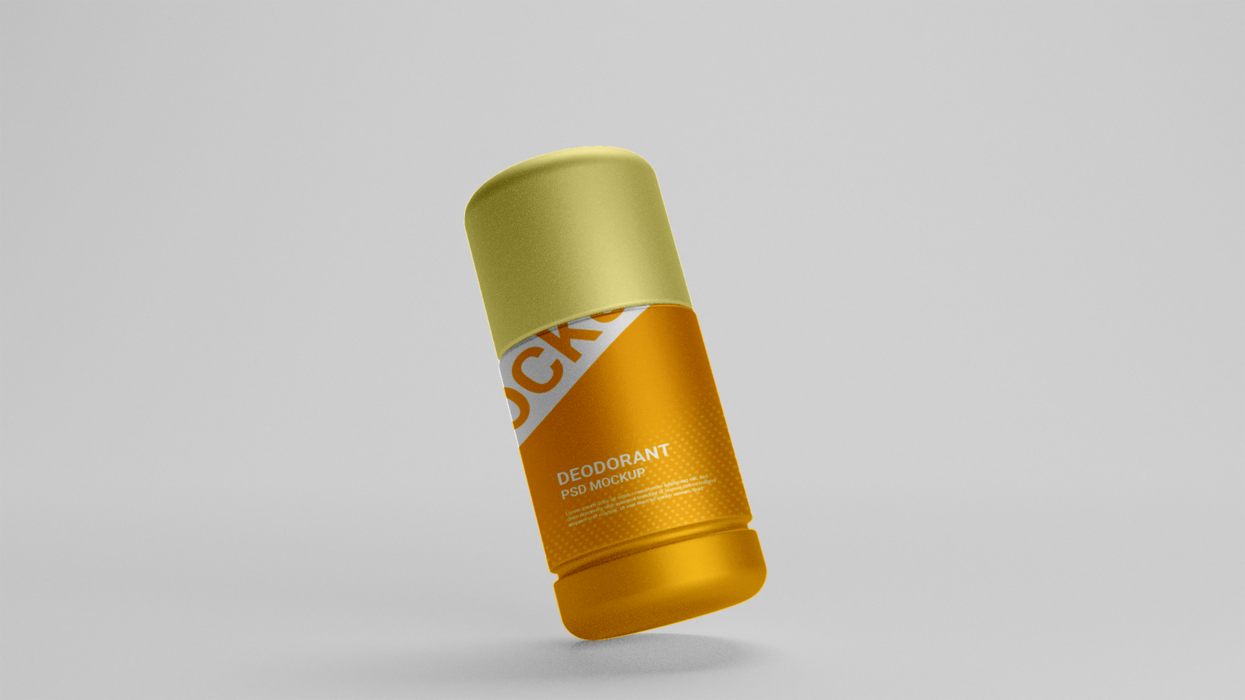 Deodorant bottle mockup free psd