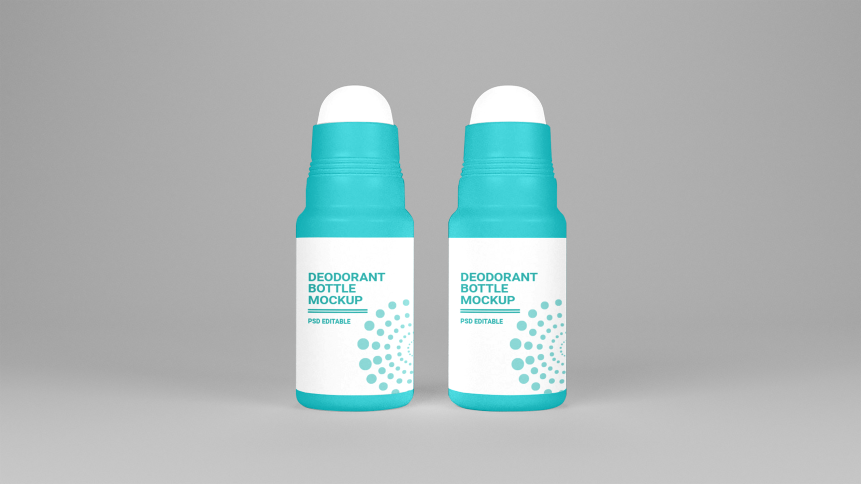 Deodorant bottle mockup free psd