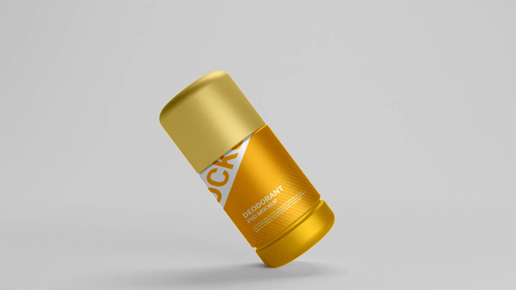 Deodorant bottle mockup free psd