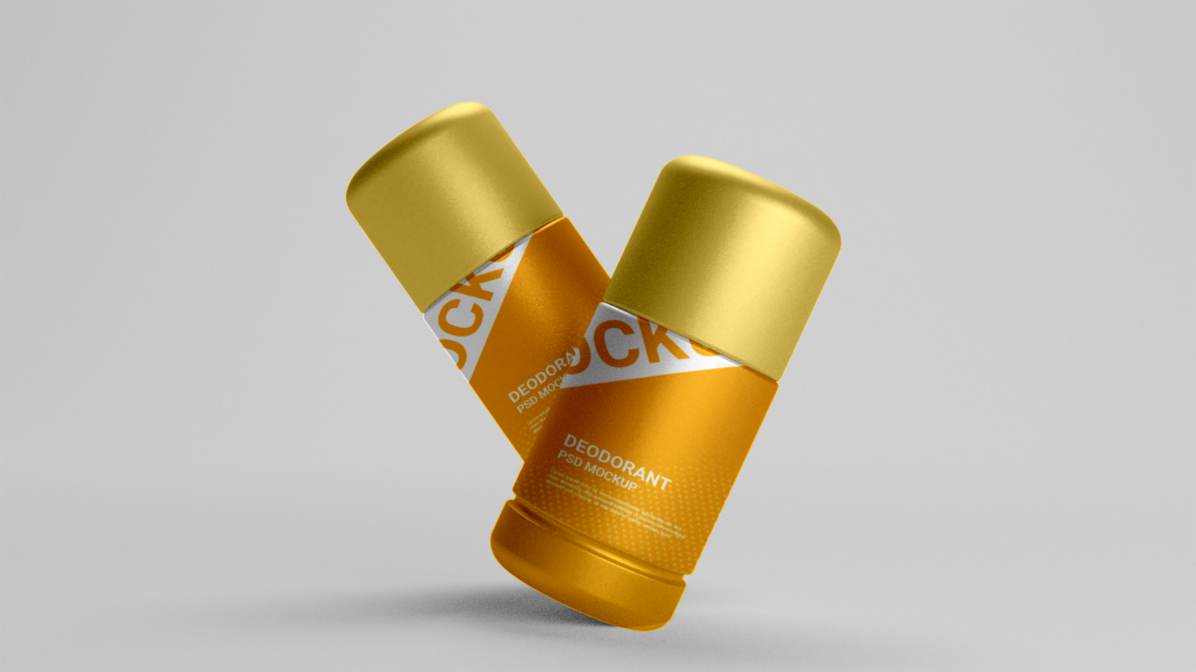 Deodorant bottle mockup free psd