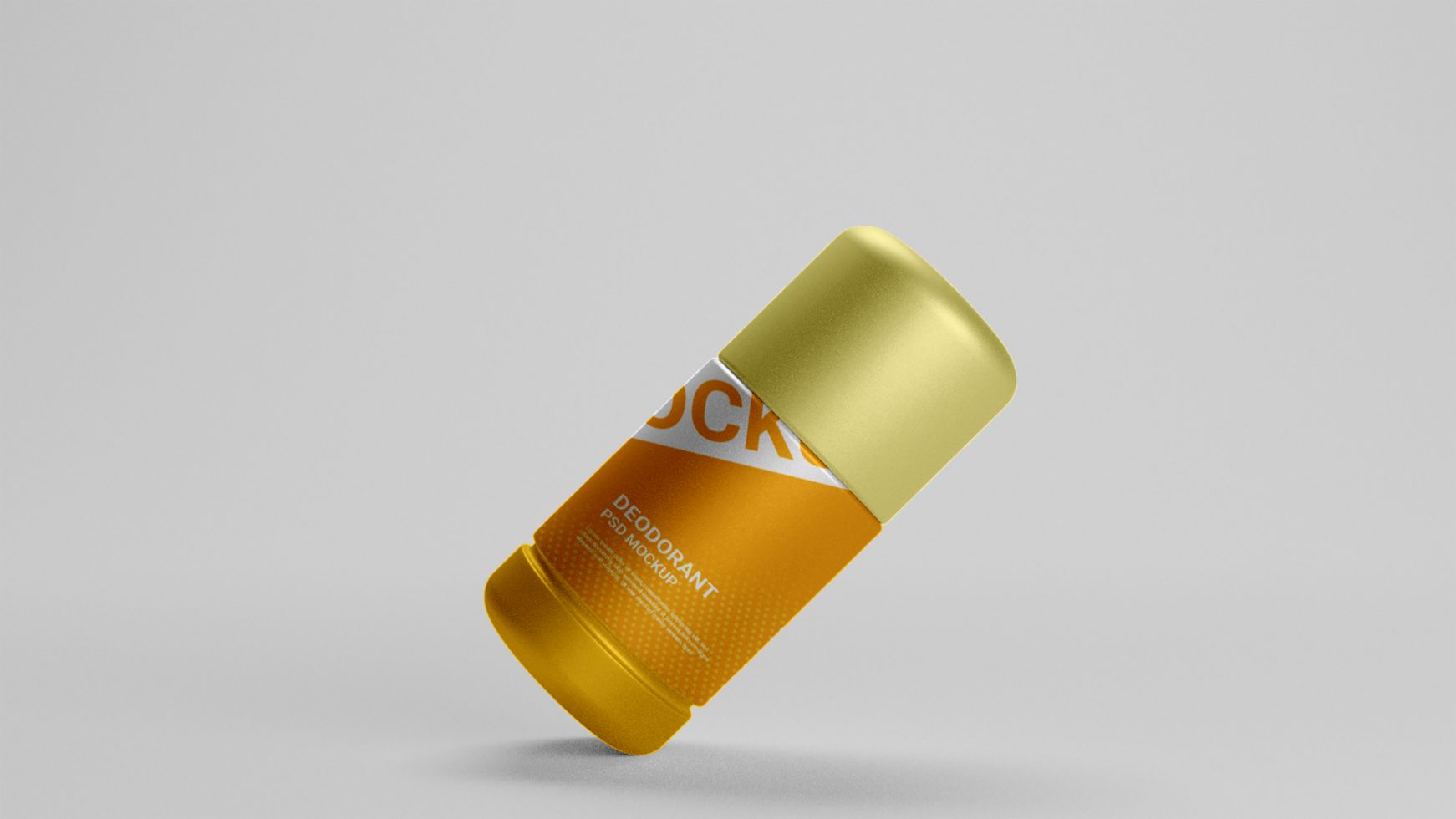 Deodorant bottle mockup free psd
