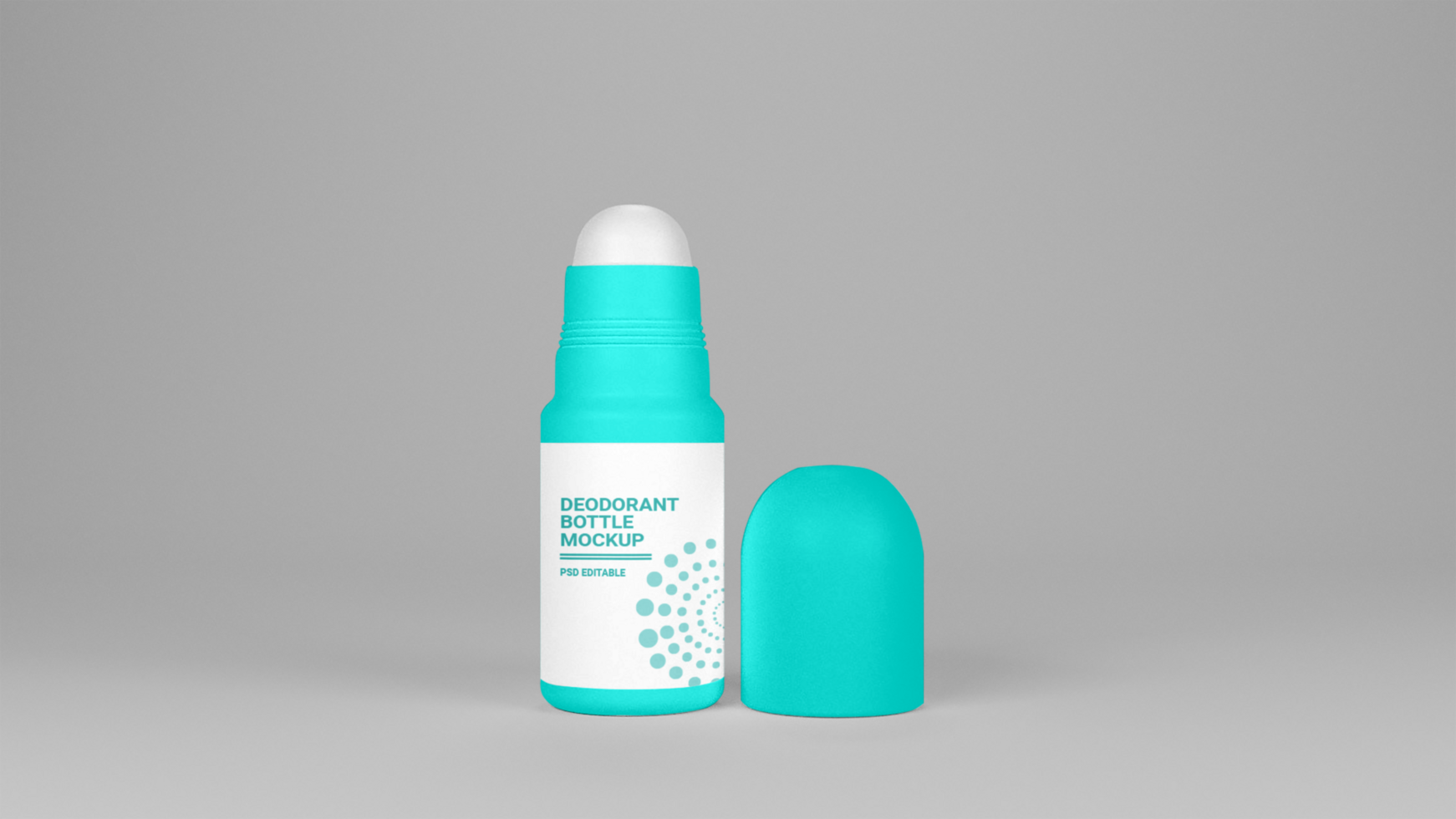 Deodorant bottle mockup free psd