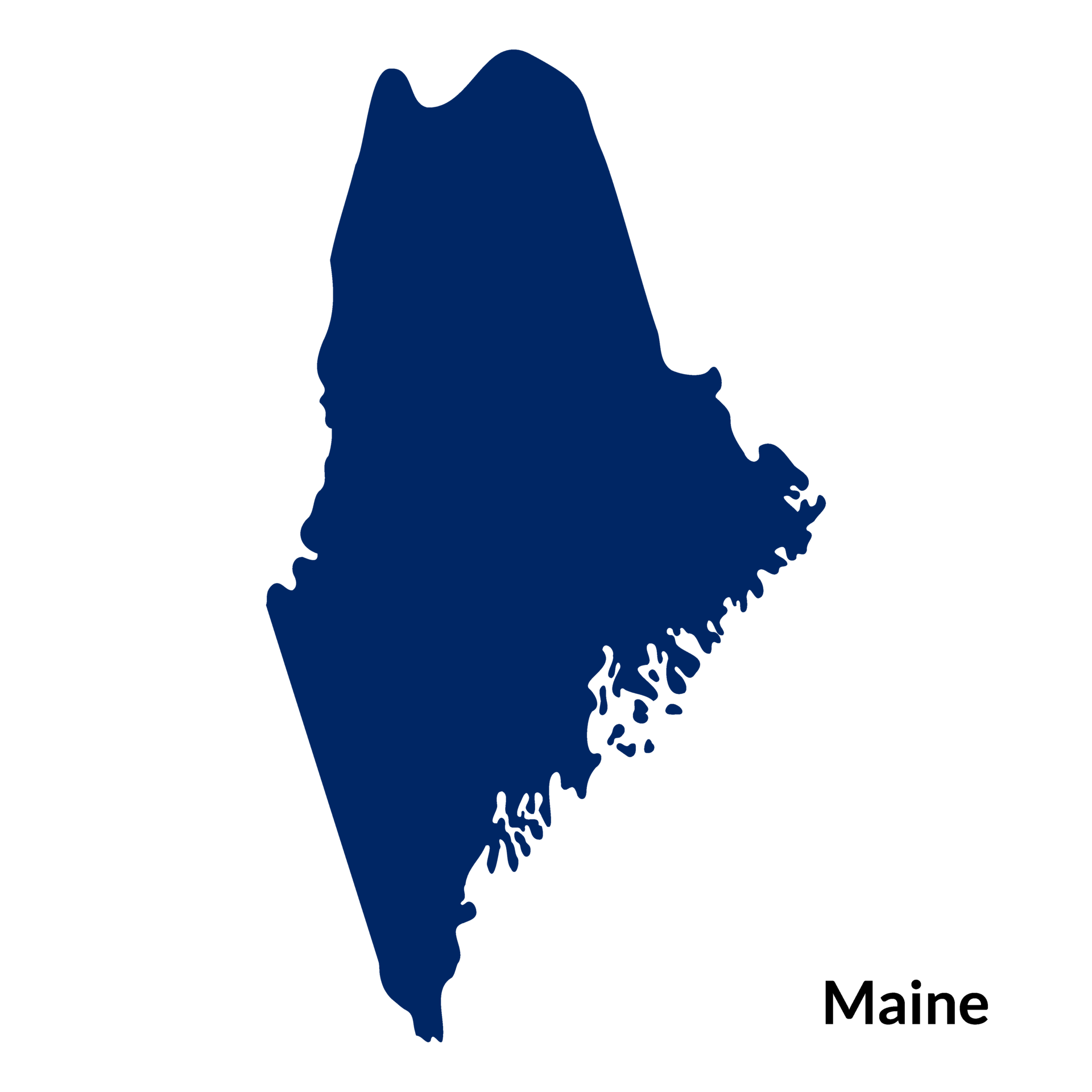 Map Of Maine State Of Usa Usa Map 34978139 Png 7104