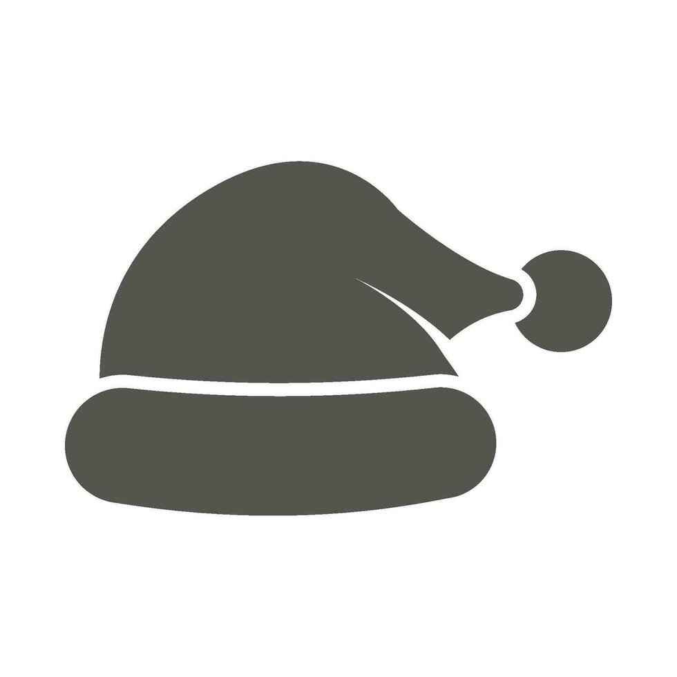 santa hat icon adobe X1 vector