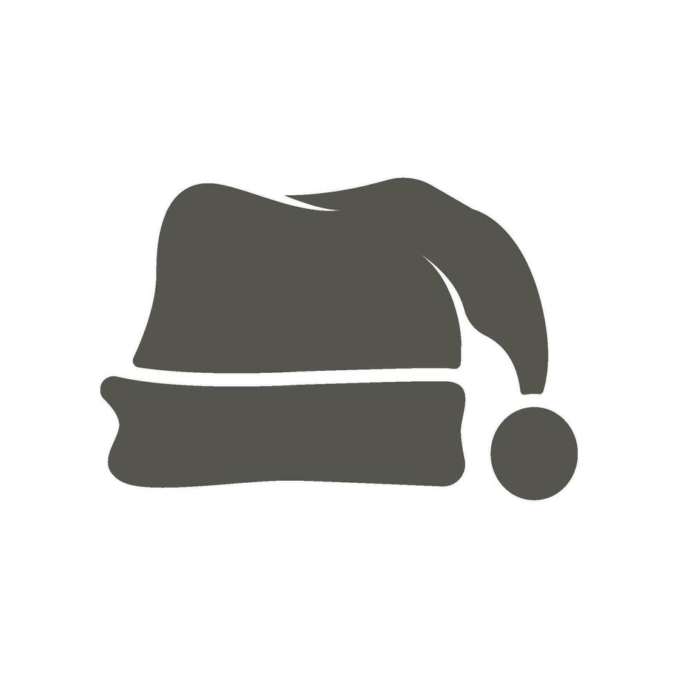 santa hat icon adobe X1 vector